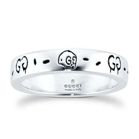 silver small gucci ghost ring|Gucci ghost ring nordstrom.